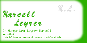 marcell leyrer business card